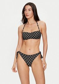 Strój kąpielowy Emporio Armani czarny Bikini
