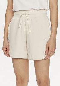 Szorty sportowe Puma kremowe HER 678701 Écru Regular Fit