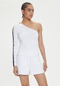 Bluzka EA7 Emporio Armani biała damska 