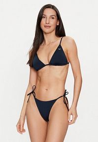 Strój kąpielowy Emporio Armani granatowy Bikini