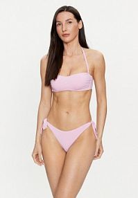 Strój kąpielowy Emporio Armani różowy Bikini