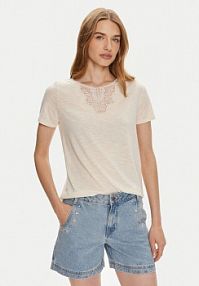 T-shirt JDY beżowy damski 