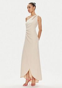 Sukienka wieczorowa Rinascimento beżowa 