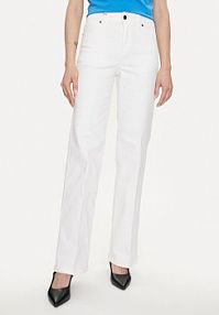 Jeansy United Colors Of Benetton białe damskie 