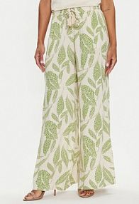 Spodnie eleganckie JDY zielone damskie Materiałowe