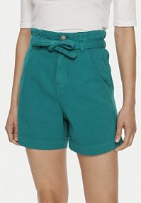 Szorty United Colors Of Benetton zielone damskie Materiałowe 4DUKD9019  Regular Fit