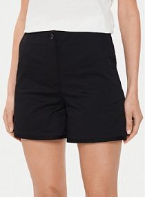 Szorty Sisley czarne damskie Materiałowe