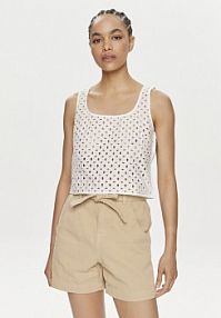 Top United Colors Of Benetton biały damski 