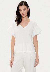 T-shirt Sisley biały damski 