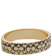 Bransoletka Coach złota 