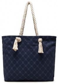 Torebka shopperka Emporio Armani granatowa 