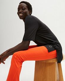 Długi T-shirt sportowy z siatkowymi wstawkami, szybkoschnący  damski Bonprix