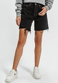 Szorty sportowe Levi’s czarne Levi's  501 Mid Thigh