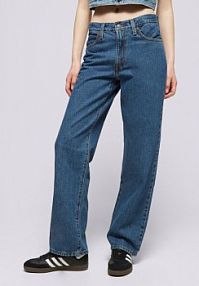 Spodnie dresowe Levi’s granatowe damskie Levi's  94 Baggy Med Indigo - Worn In