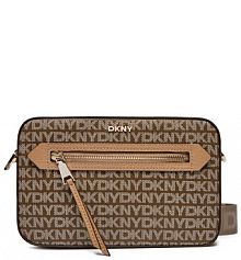 Torebka listonoszka DKNY brązowa