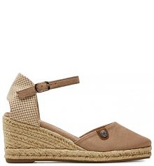 Espadryle Refresh beżowe damskie