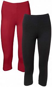 Legginsy rybaczki (2 pary)  damskie Bonprix