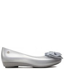 Baleriny Melissa srebrne