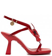 Sandały na obcasie Hispanitas czerwone