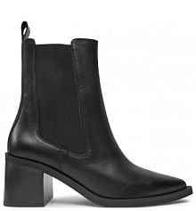 Botki na obcasie R.Polański czarne