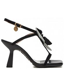 Sandały na obcasie Hispanitas czarne