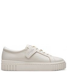 Sneakersy Clarks białe damskie