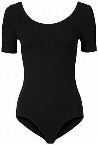 Body z krótkim rękawem, z bawełny  Bonprix