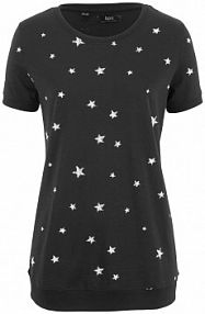 Lekki shirt bawełniany, krótki rękaw  damski Bonprix