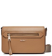 Torebka listonoszka DKNY brązowa