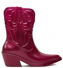 Botki na obcasie Melissa różowe