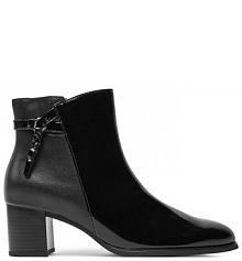 Botki na obcasie Gabor czarne