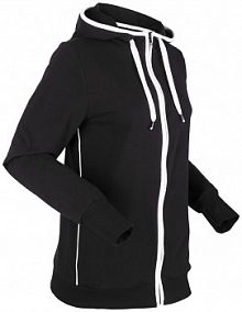 Bluza rozpinana z bawełny ze stretchem  damska Bonprix