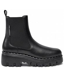 Botki KARL LAGERFELD czarne damskie