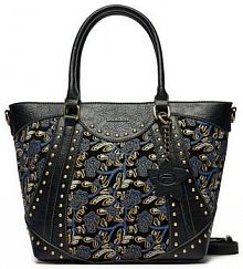 Torebka shopperka Laura Vita czarna