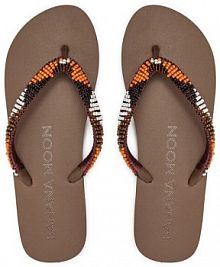 Japonki Banana Moon brązowe damskie