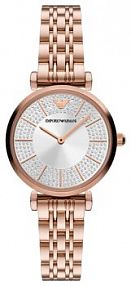 Zegarek Emporio Armani różowe złoto damski