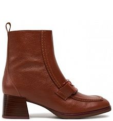 Botki na obcasie Hispanitas brązowe