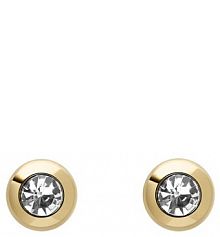 Kolczyki Fossil złote