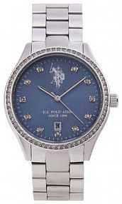 Zegarek U.S. Polo Assn. srebrny damski