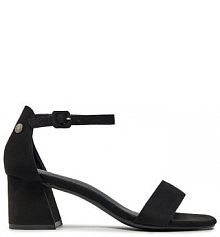 Sandały na obcasie Refresh czarne