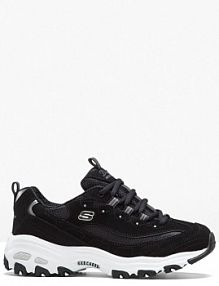 Sneakersy chunky Skechers ze skóry  damskie Bonprix