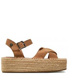 Espadryle Refresh brązowe damskie