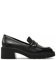 Półbuty na obcasie Tamaris czarne