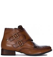 Botki Maciejka brązowe damskie