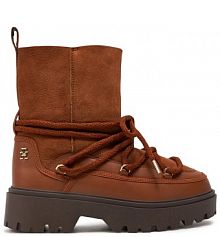 Śniegowce Tommy Hilfiger brązowe damskie