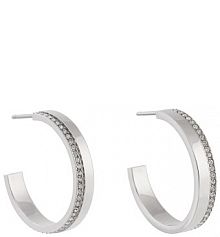 Kolczyki Calvin Klein srebrne