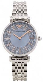 Zegarek Emporio Armani srebrny damski