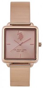 Zegarek U.S. Polo Assn. różowe złoto damski