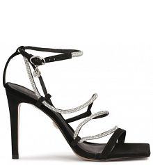 Sandały na obcasie Kazar czarne