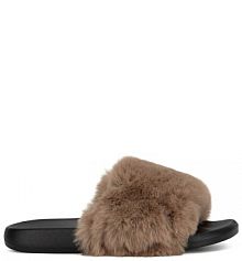 Klapki DeeZee beżowe damskie